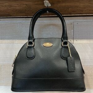 Coach Mini Dome Black Satchel/Crossbody